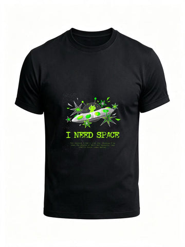 Alien Graphic T-Shirt – Black